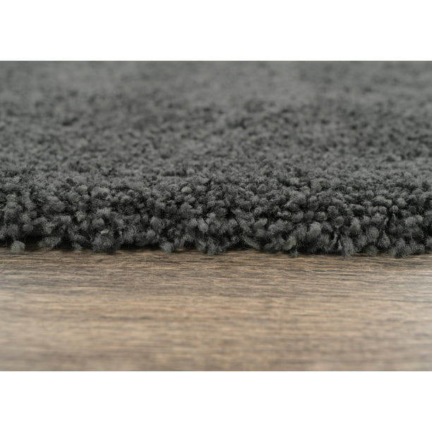 3 Piece Shaggy Nylon Washable Bathroom Rug