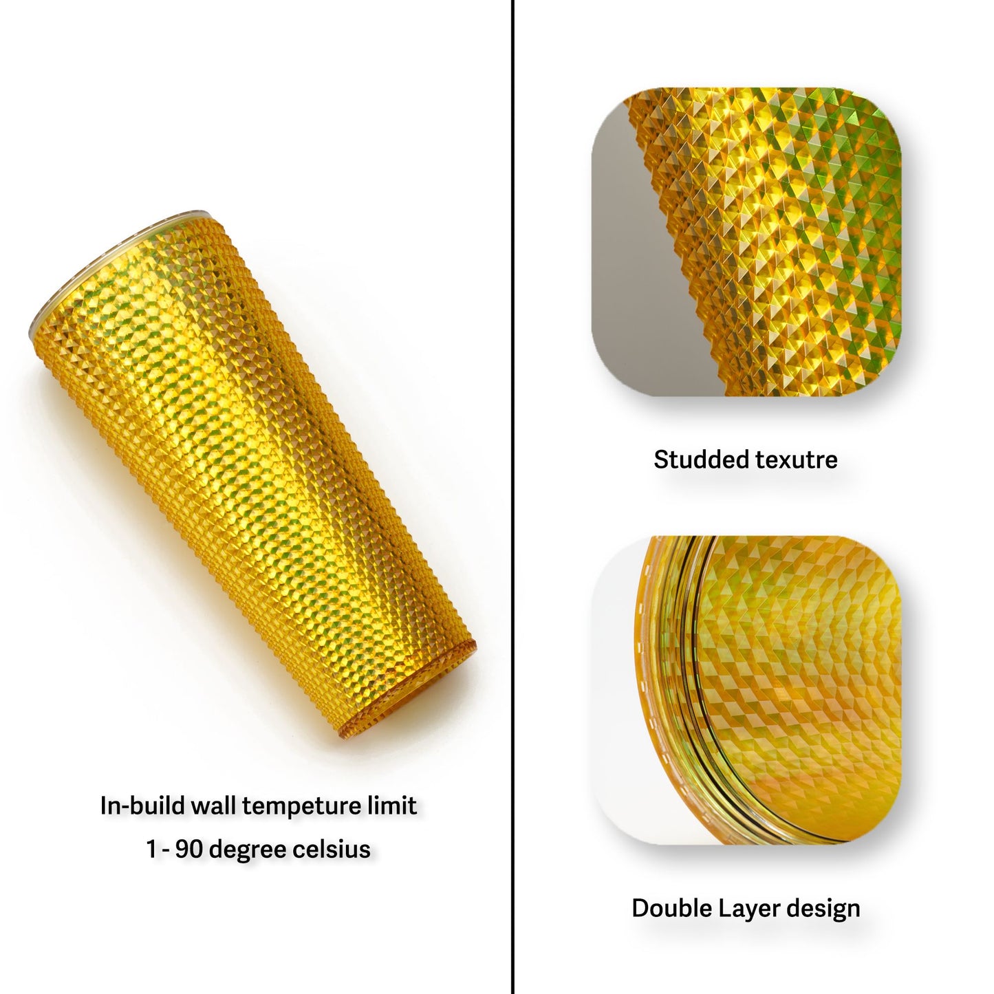 Full inlaid glass. Mattly black inlaid glass with a lid and straw. Repeatable double -wall insulation travel glass. Plastic acrylic soft color glass, suitable for ice coffee smoothies