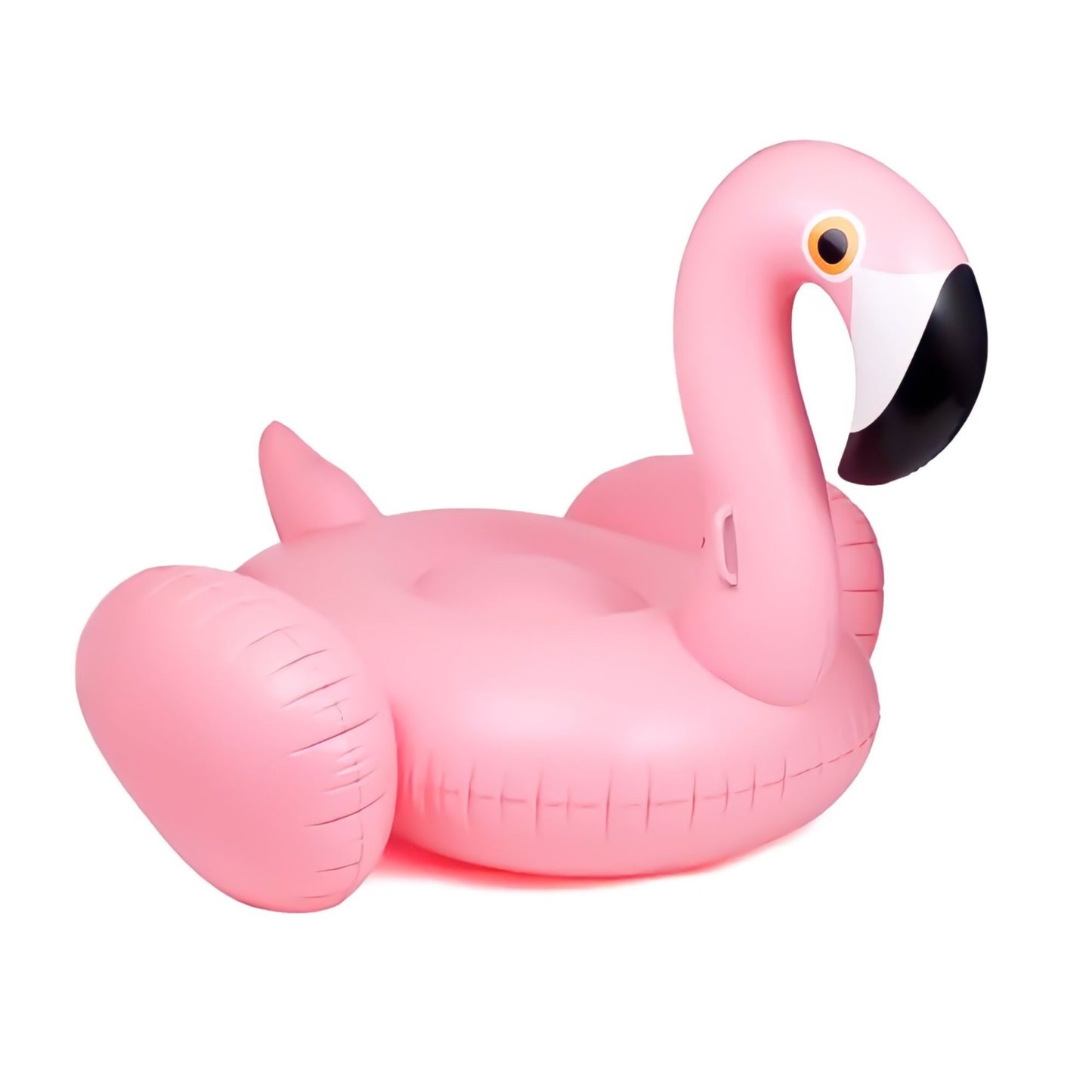 Giant inflatable flamingos ride on floating objects in the swimming pool, equipped with fast valve swimming rafts, suitable for summer party decoration toys for children and adults