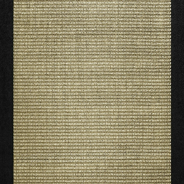 Machine Washable Faux Sisal Gray Indoor Accent Rug Set, 3-Piece Set