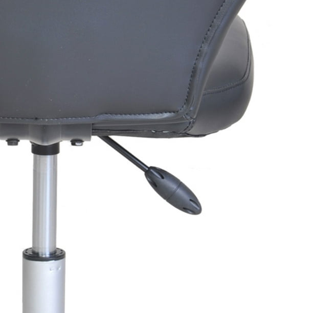 Mid-Back Office Chair with Matching Color Casters