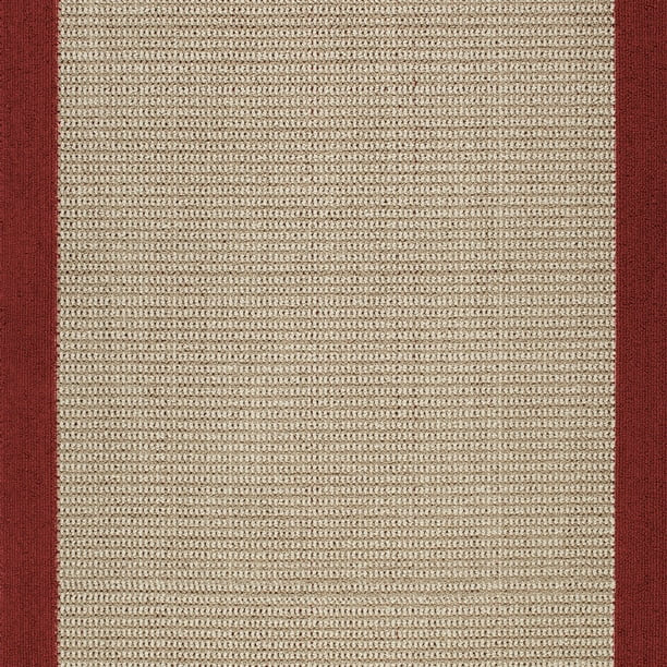 Machine Washable Faux Sisal Gray Indoor Accent Rug Set, 3-Piece Set