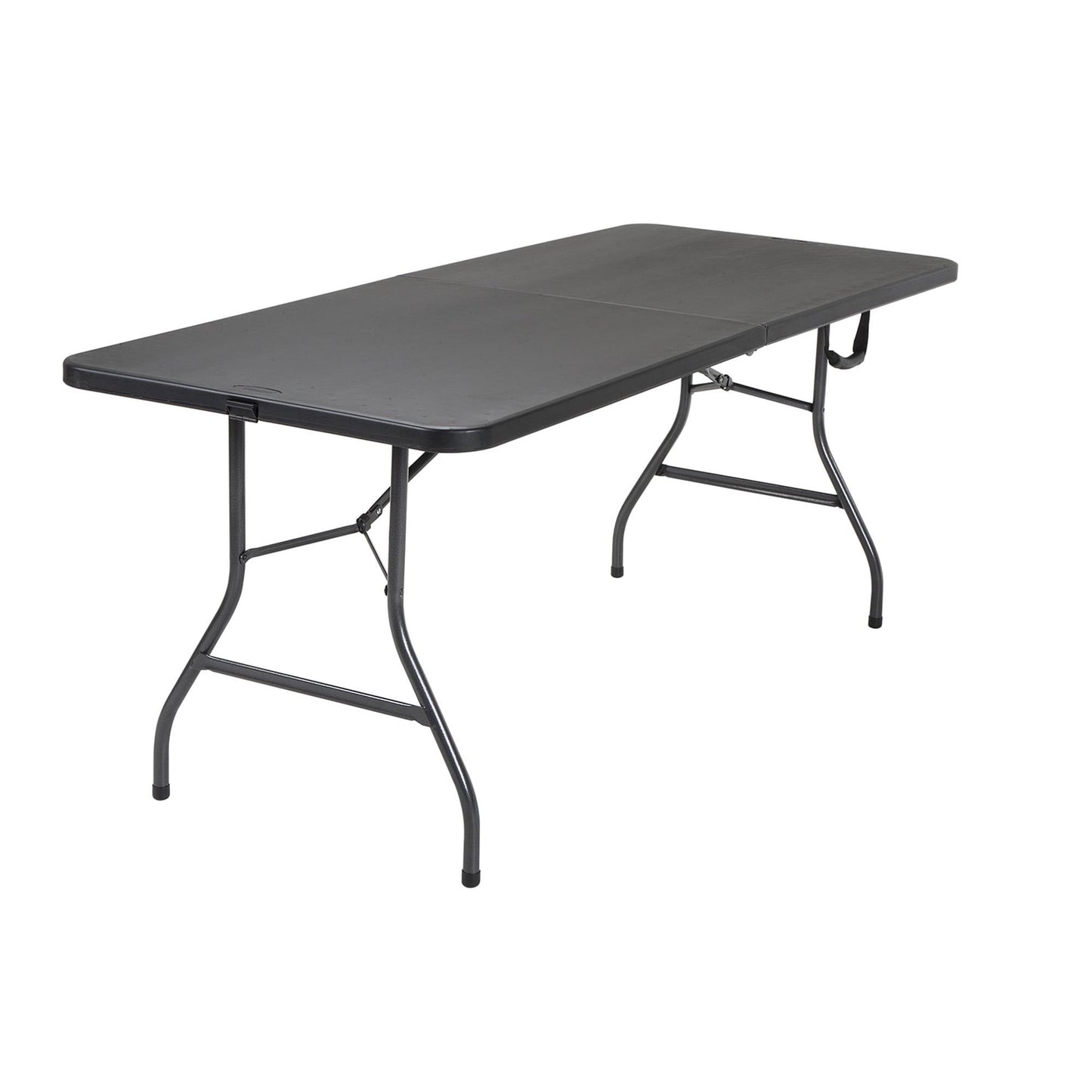 6 Foot Centerfold Folding Table, Black