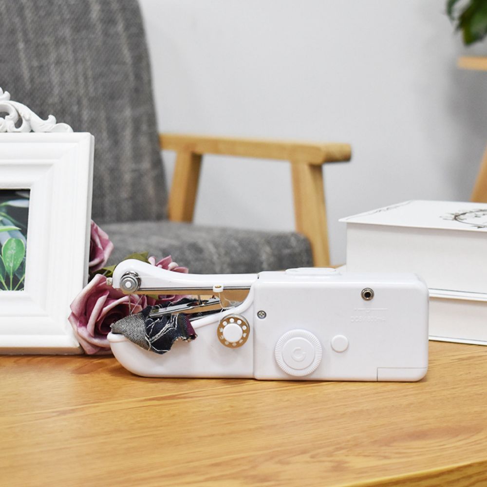 Handheld 101 Sewing Machine Portable Electric Mini Sewing Machine Household Mini Sewing Machine  white