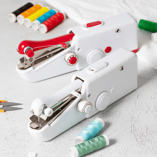 Handheld 101 Sewing Machine Portable Electric Mini Sewing Machine Household Mini Sewing Machine  white