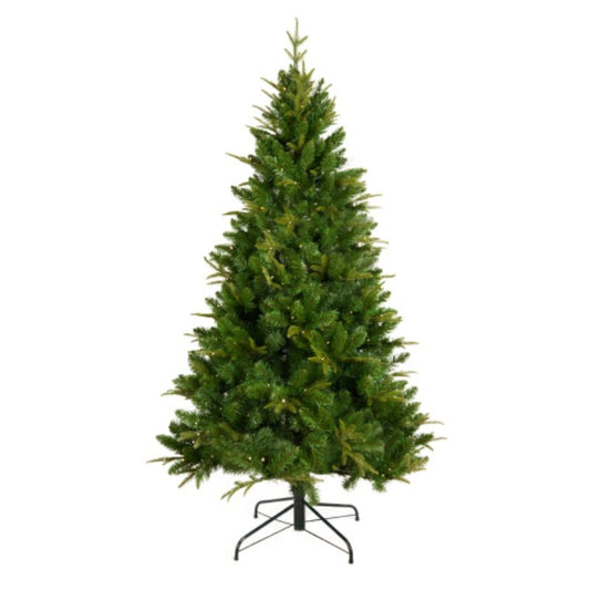6 -foot artificial Christmas tree, with 1079 cutting -edge, 260LED, no light hinge cloud fir PVC/PE Christmas tree, suitable for indoor and outdoor
