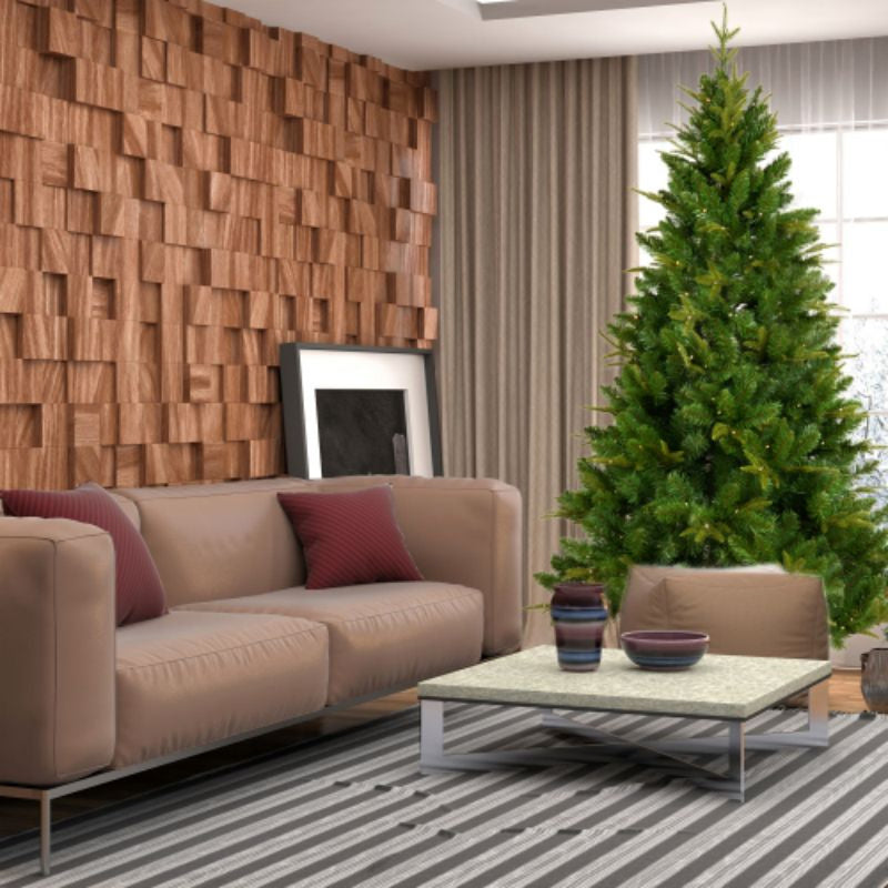 6 -foot artificial Christmas tree, with 1079 cutting -edge, 260LED, no light hinge cloud fir PVC/PE Christmas tree, suitable for indoor and outdoor
