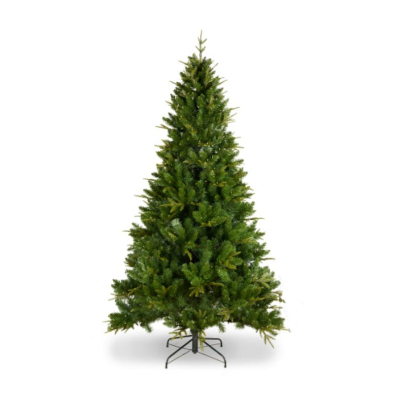 7.5 feet of artificial Christmas tree, with 1685 cutting -edge, 400LED, no light hinge cloud fir PVC/PE Christmas tree, suitable for indoor and outdoor