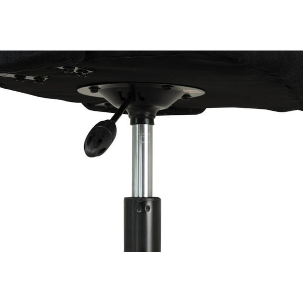 Fabric Upholstered Open Back Office Chair with Casters