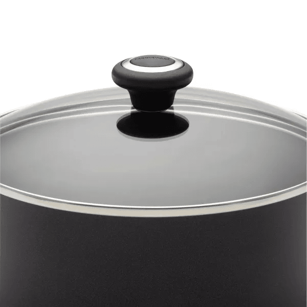 17-Piece High Performance Nonstick Aluminum Pots and Pans Set, Cookware Set, Black