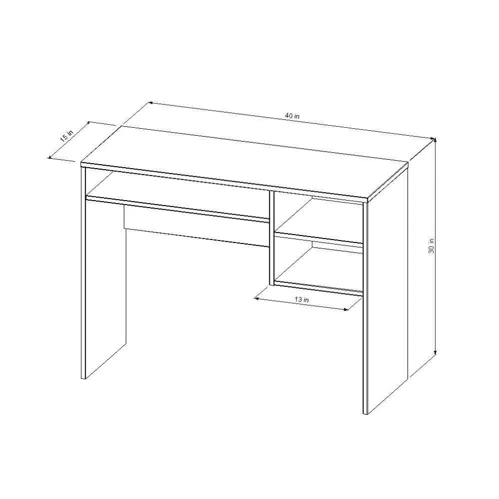 Student Writing Desk with Storage