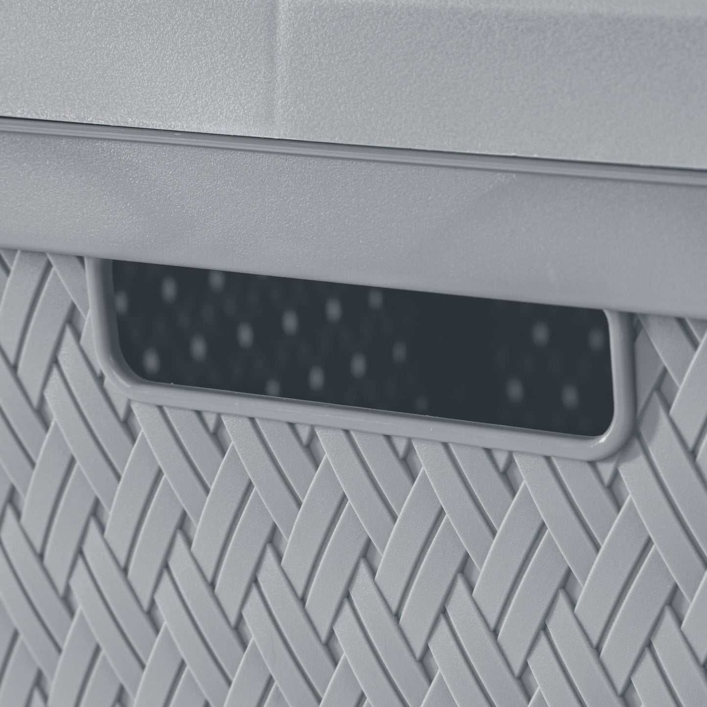 4 Drawer Cross-Weave Tower Cement