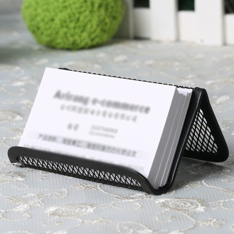 Small desk storage box, mesh multifunctional 3 grid stationery storage box set with 7 stationery storage tools