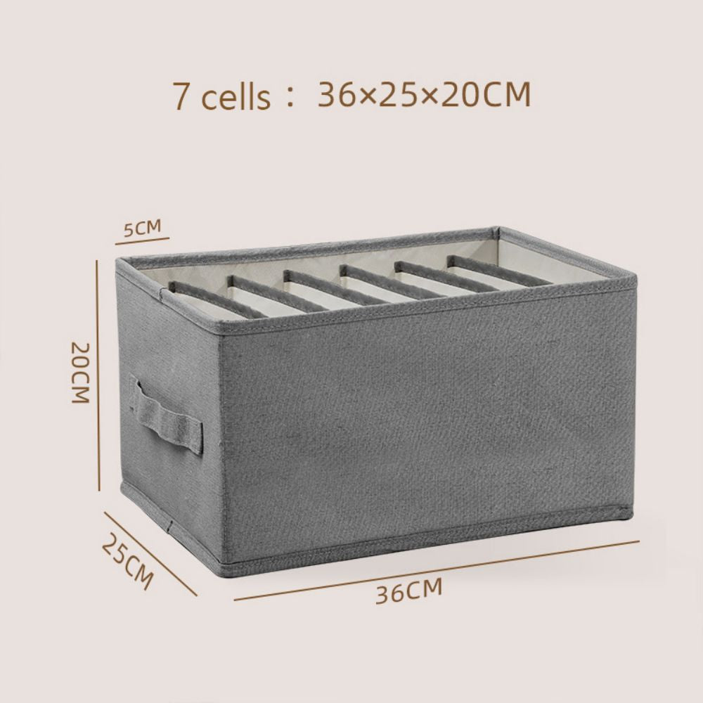 2 sets Trouser and clothing compartment storage box, underwear storage box, furniture and supplies drawer style