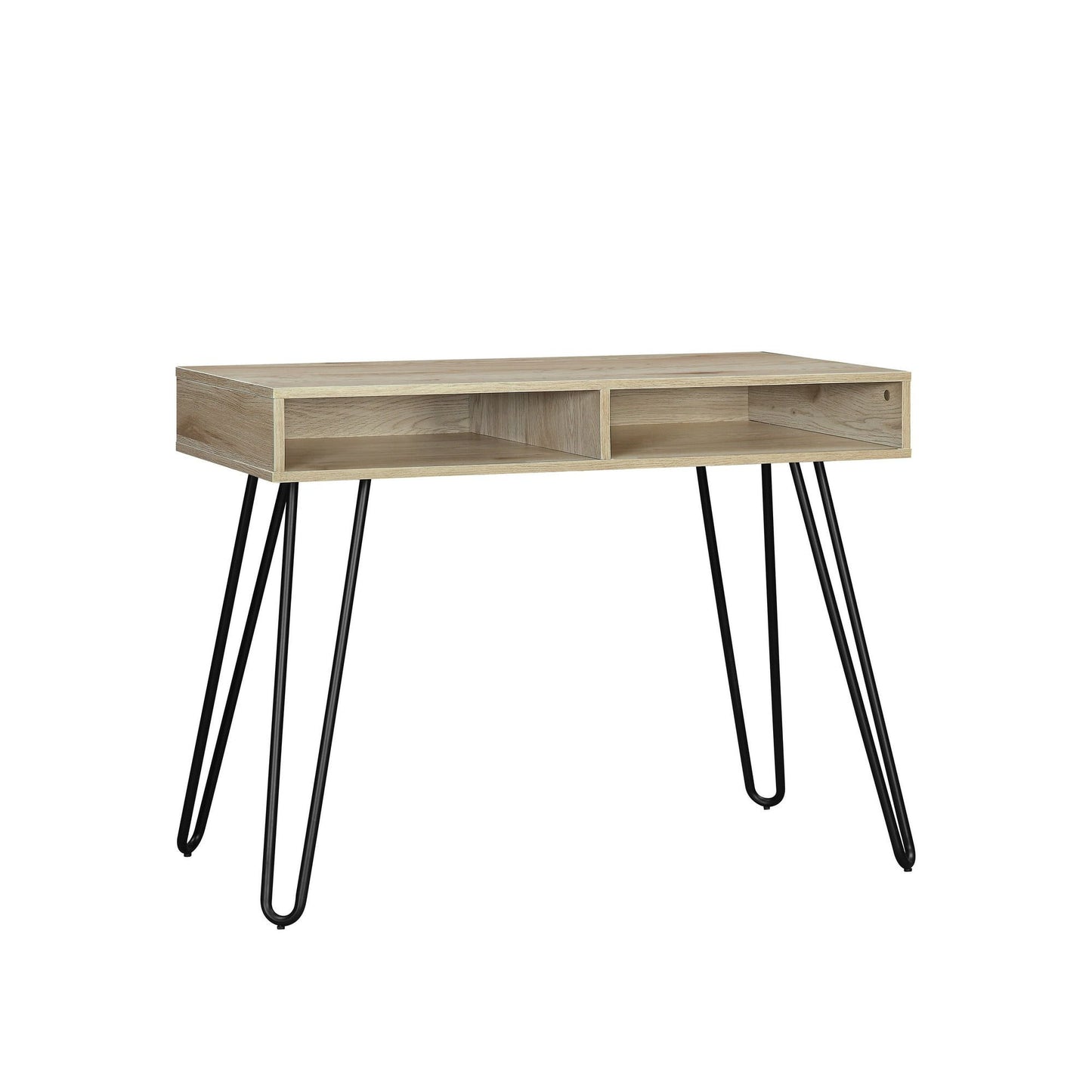 Hairpin Writing Desk with Storage