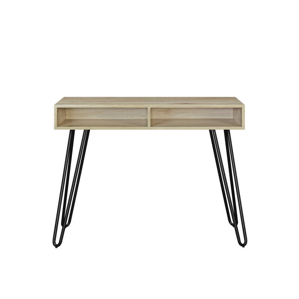 Hairpin Writing Desk with Storage