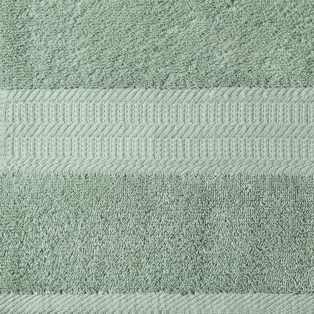 Soft Linen Luxury 6 Piece Towel Set, 2 Bath Towels 2 Hand Towels 2 Washcloths