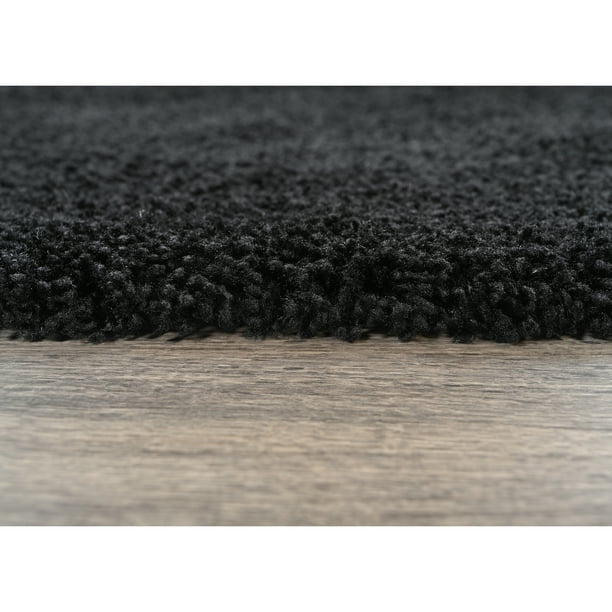 3 Piece Shaggy Nylon Washable Bathroom Rug