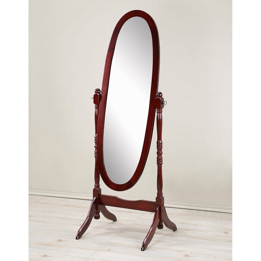 Traditional Queen Anna Style Floor Cheval Mirror
