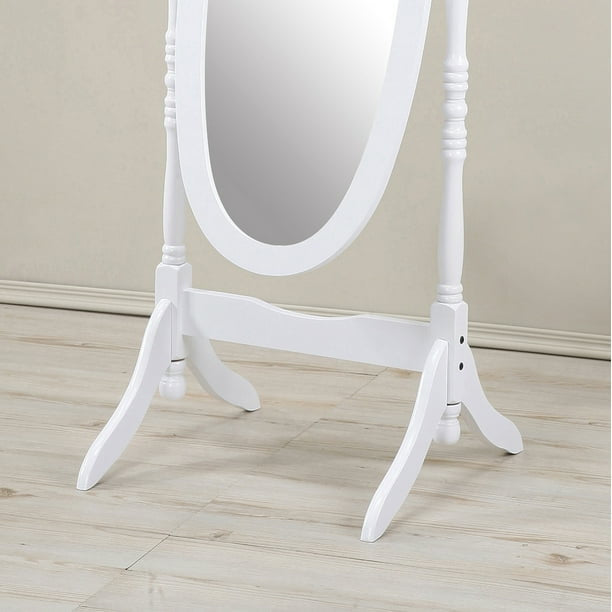 Traditional Queen Anna Style Floor Cheval Mirror