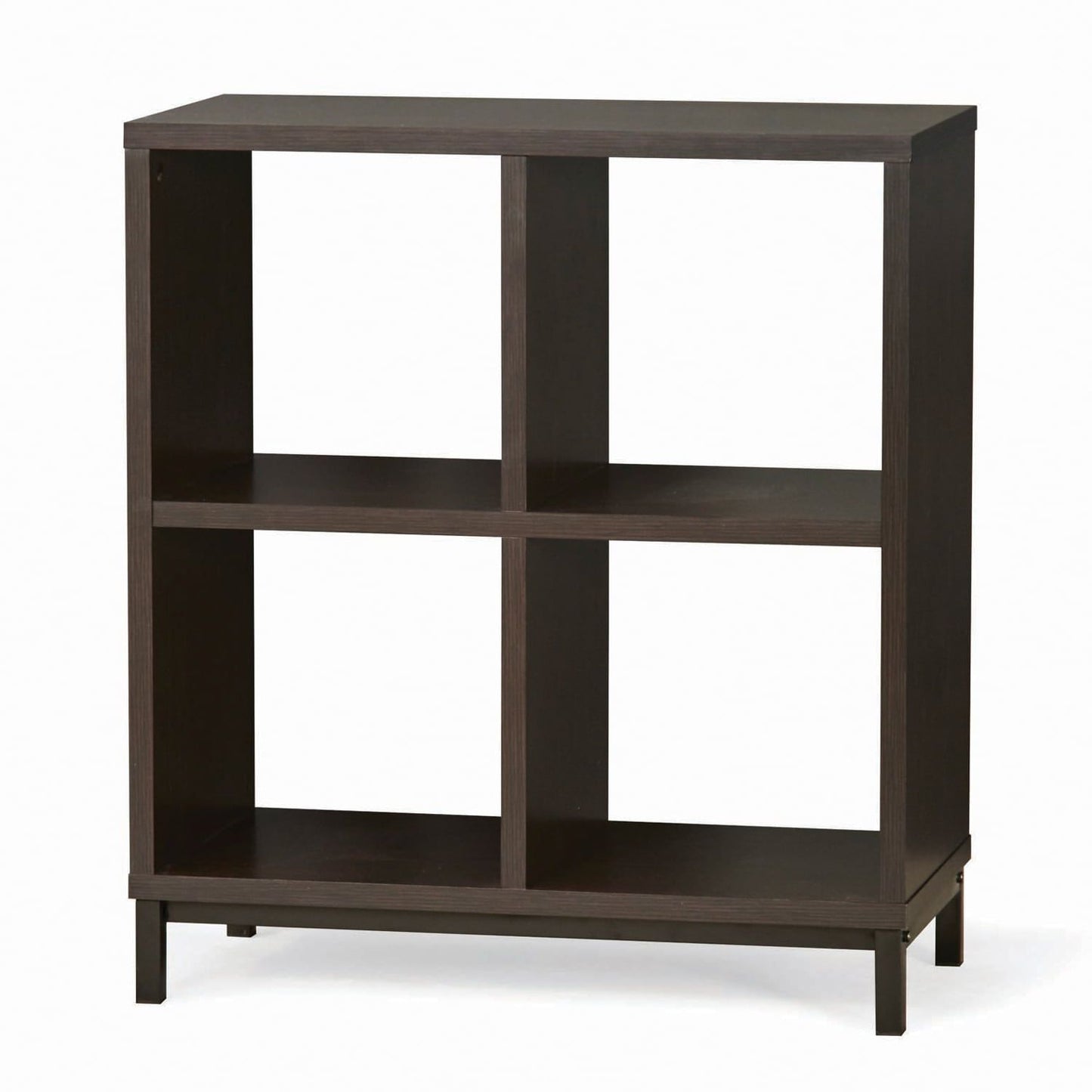 4-Cube Organizer with Metal Base: Versatile Storage Solution,Ideal for Living Rooms, Bedrooms, Offices