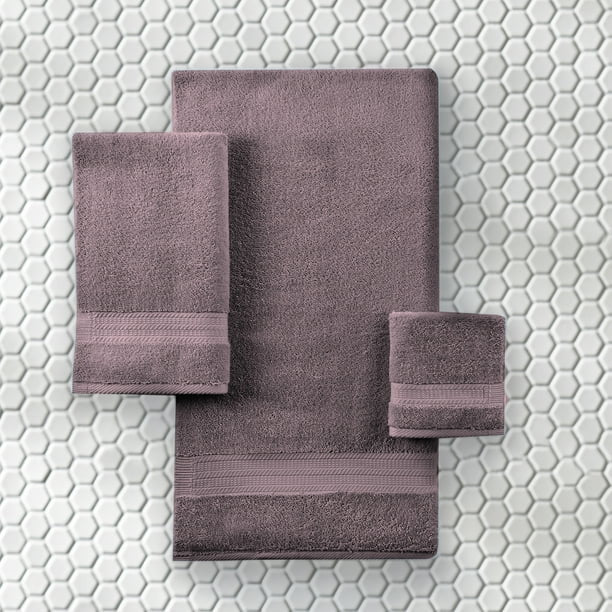 Soft Linen Luxury 6 Piece Towel Set, 2 Bath Towels 2 Hand Towels 2 Washcloths