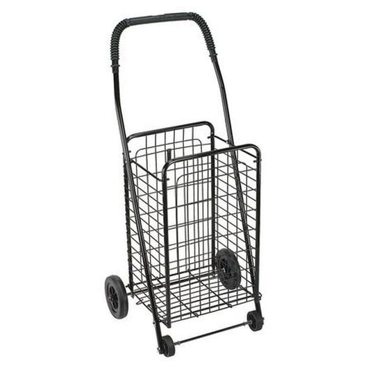 Shopping Trolley, Folding Shopping Cart, Compact, Lightweight Folding Cart, Black