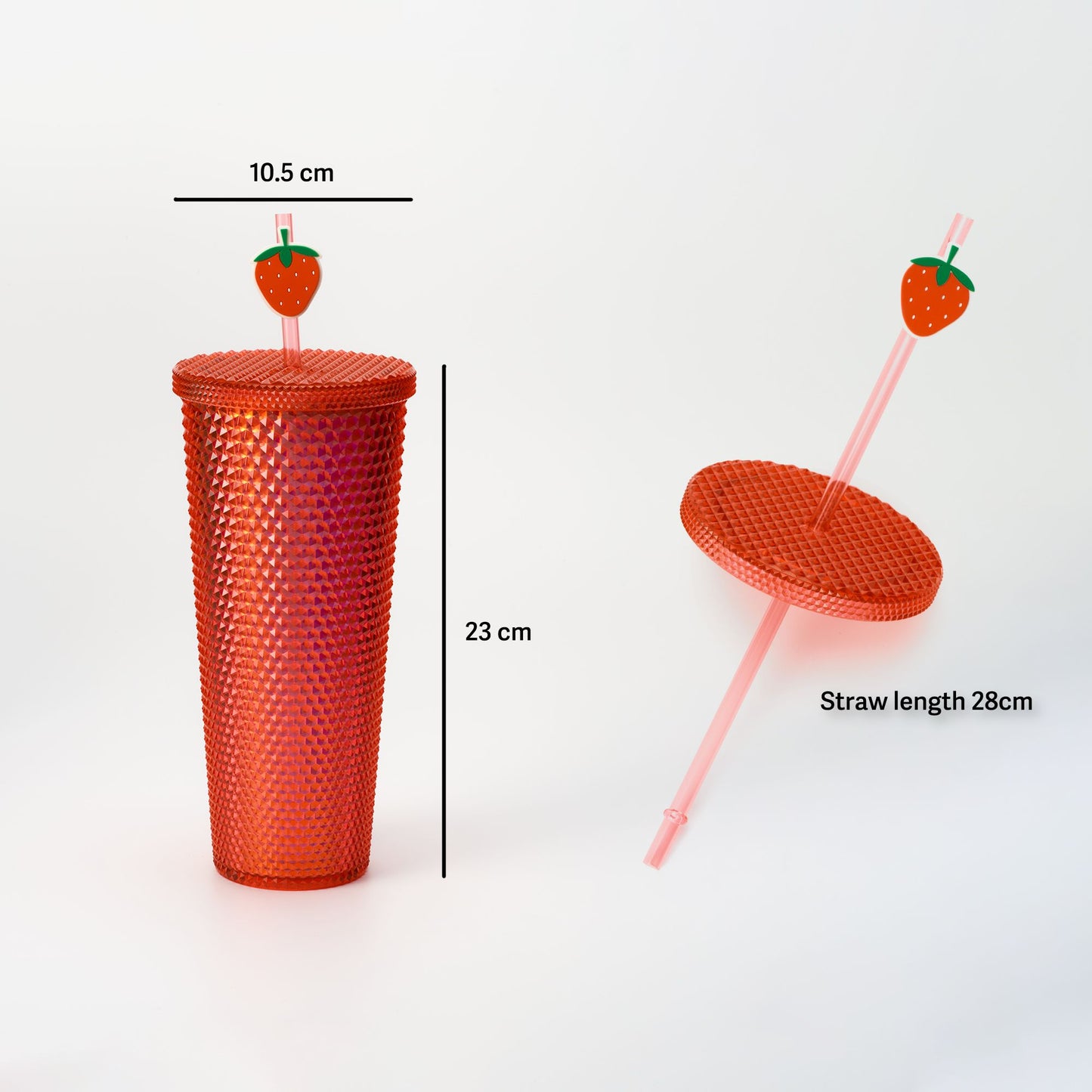 Full inlaid glass. Mattly black inlaid glass with a lid and straw. Repeatable double -wall insulation travel glass. Plastic acrylic soft color glass, suitable for ice coffee smoothies